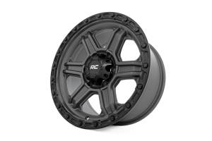 Rough Country - 79170912G | Rough Country 79 Series Wheel | One-Piece / Gunmetal Gray With Black Ring / 17x8.5 / 6x5.5 / 0mm - Image 3