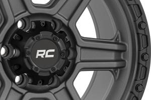 Rough Country - 79170912G | Rough Country 79 Series Wheel | One-Piece / Gunmetal Gray With Black Ring / 17x8.5 / 6x5.5 / 0mm - Image 6