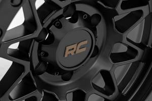 Rough Country - 78170912B | Rough Country 78 Series Wheel | Simulated Beadlock / Black / 17x8.5 / 6x5.5 / 0mm - Image 6