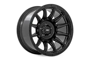 Rough Country - 90201812B | Rough Country 90 Series Wheel | One-Piece / Gloss Black / 20x10 / 6x5.5 / -19mm - Image 2