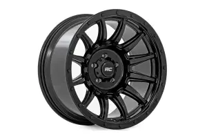 Rough Country - 90200912B | Rough Country 90 Series Wheel | One-Piece / Gloss Black / 20x9 / 6x5.5 / 0mm - Image 4