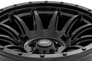 Rough Country - 90200912B | Rough Country 90 Series Wheel | One-Piece / Gloss Black / 20x9 / 6x5.5 / 0mm - Image 5