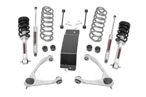 19332 | Rough Country 3.5 Inch Suspension Lift Kit Forged UCAs For Chevrolet Suburban, Tahoe, Avalanche / GMC Yukon, Yukon XL (2007-2020) | Aluminum Finish, N3 Struts With N3 Rear Shocks