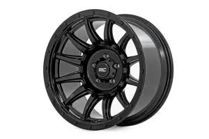 Rough Country - 90181212B | Rough Country 90 Series Wheel | One-Piece / Gloss Black / 18x9 / 6x5.5 / -12mm - Image 2