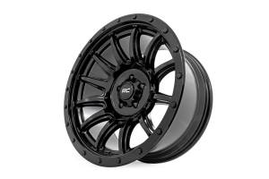 Rough Country - 90181212B | Rough Country 90 Series Wheel | One-Piece / Gloss Black / 18x9 / 6x5.5 / -12mm - Image 4