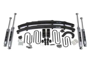 BDS137H | BDS Suspension 4 Inch Lift Kit For Chevrolet/GMC Blazer, Jimmy, V10 Suburban (1988-1991) | Rear 4 Inch Lift Block Kit, NX2 Nitro Series Shocks