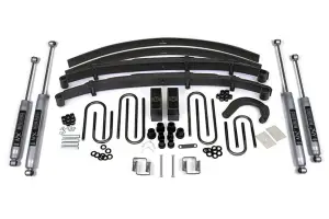 BDS139H | BDS Suspension 4 Inch Lift Kit For Chevrolet/GMC Blazer, Jimmy, V10 Suburban (1988-1991) | Rear 4 Inch Lift Block Kit With Add-A-Leaf, NX2 Nitro Series Shocks