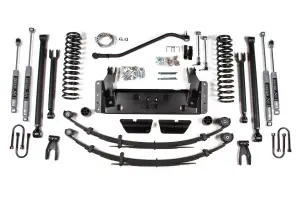 BDS1427H | BDS Suspension 4.5 Inch Lift Kit Long Arm For Jeep Cherokee XJ (1984-2001) | Rear Axle Chrysler 8.25, NX2 Nitro Series Shocks