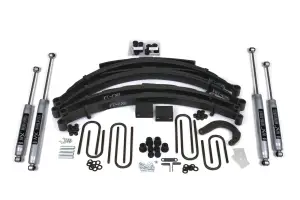 BDS142H | BDS Suspension 4 Inch Lift Kit For Chevrolet/GMC Blazer, Jimmy, V20 Suburban (1988-1991) | Rear Lift Leaf Springs, NX2 Nitro Series Shocks